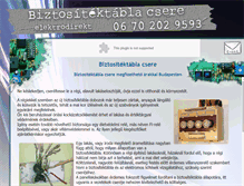 Tablet Screenshot of biztositektabla.hu